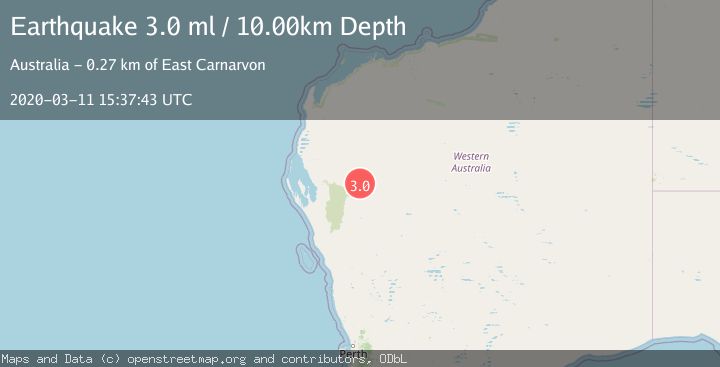 Map of WESTERN AUSTRALIA