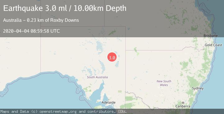 Map of SOUTH AUSTRALIA