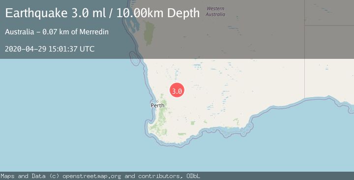 Map of WESTERN AUSTRALIA