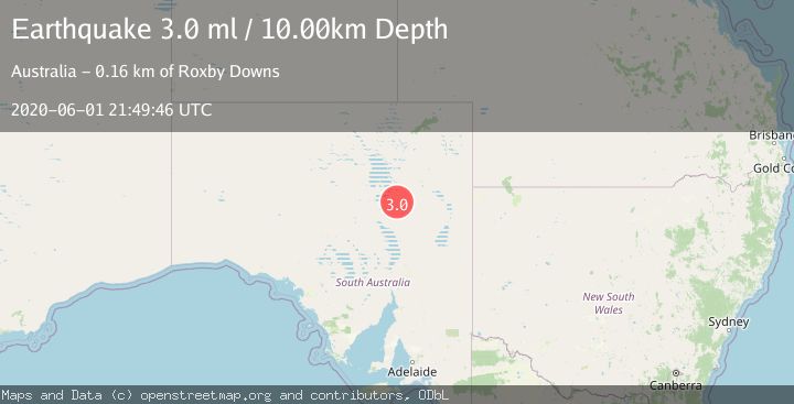 Map of SOUTH AUSTRALIA