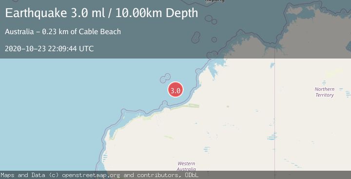 Map of WESTERN AUSTRALIA