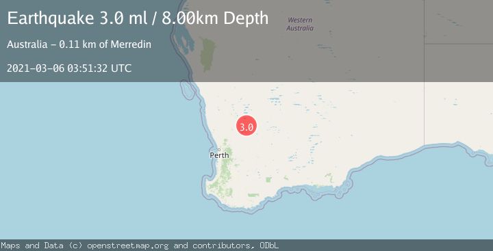 Map of WESTERN AUSTRALIA