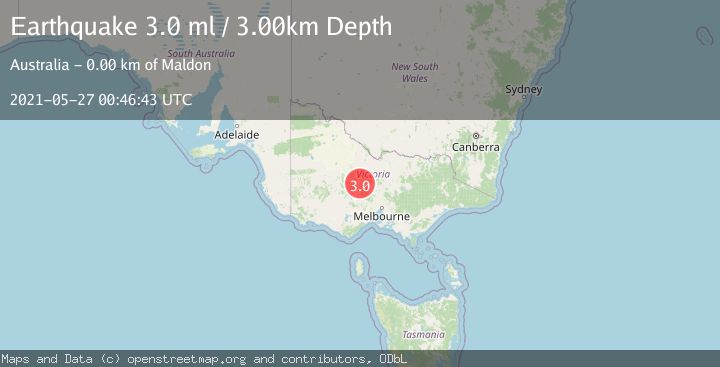 Map of VICTORIA, AUSTRALIA