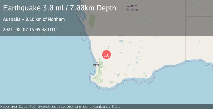 Map of WESTERN AUSTRALIA