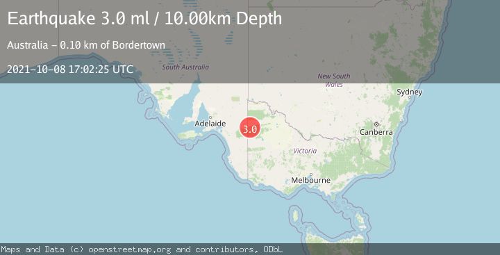 Map of VICTORIA, AUSTRALIA
