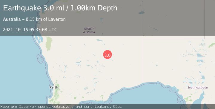 Map of WESTERN AUSTRALIA