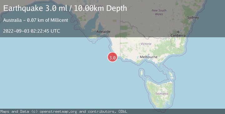 Map of NEAR COAST OF SOUTH AUSTRALIA