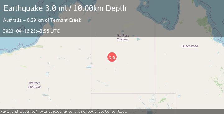 Map of NORTHERN TERRITORY, AUSTRALIA