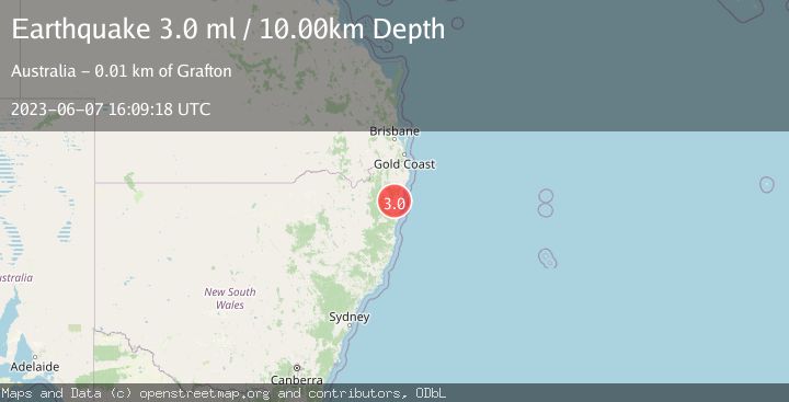 Map of NEAR EAST COAST OF AUSTRALIA