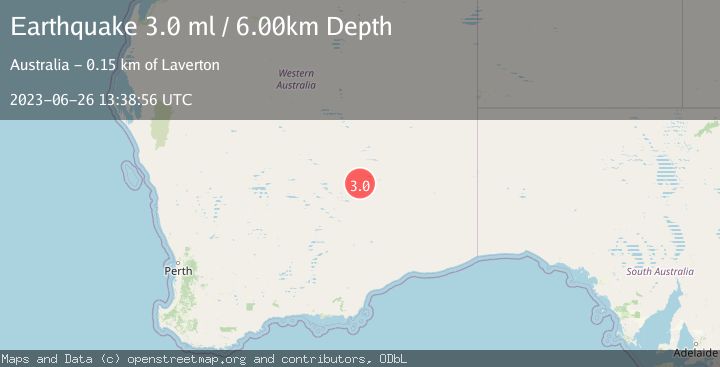 Map of WESTERN AUSTRALIA