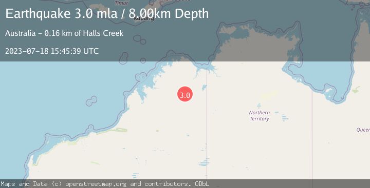 Map of WESTERN AUSTRALIA