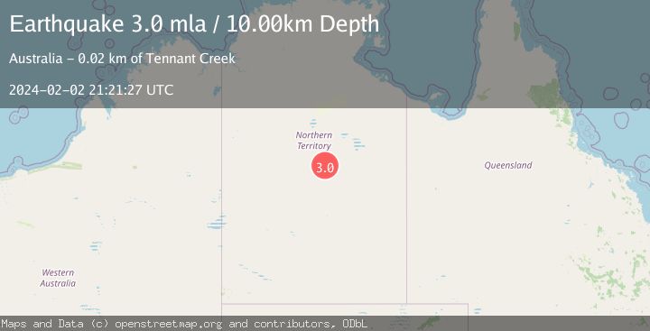 Map of NORTHERN TERRITORY, AUSTRALIA