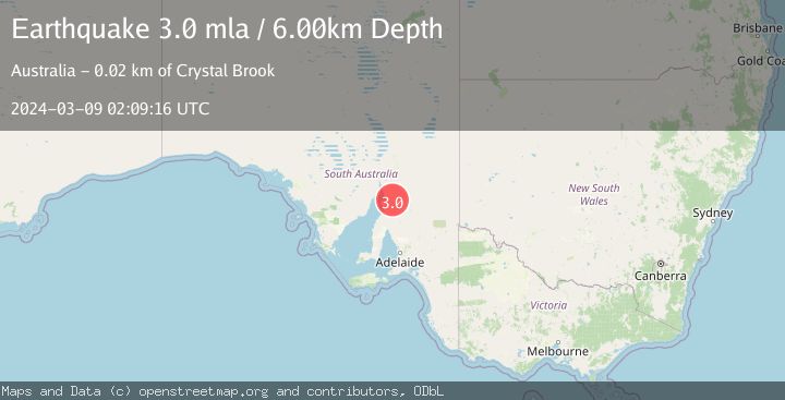Map of NEAR COAST OF SOUTH AUSTRALIA