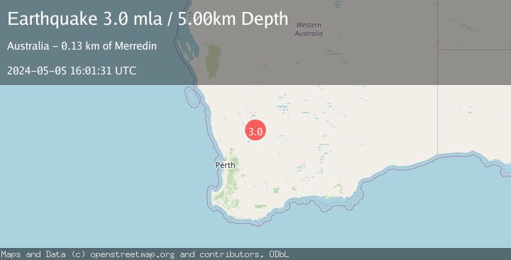 Map of WESTERN AUSTRALIA