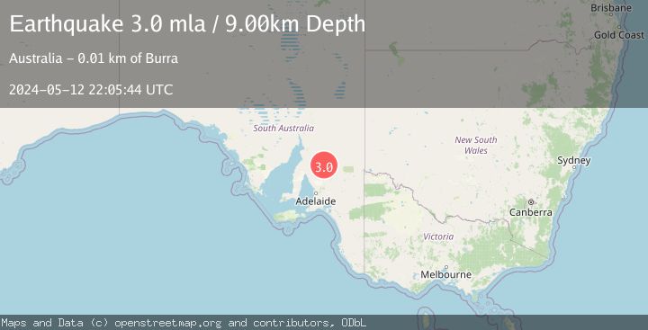 Map of NEAR COAST OF SOUTH AUSTRALIA