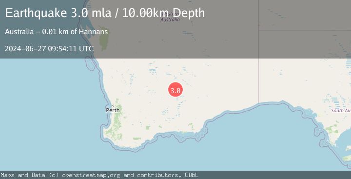 Map of WESTERN AUSTRALIA