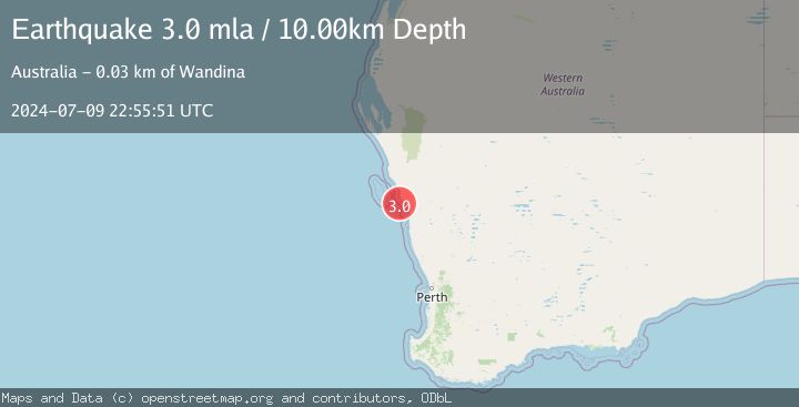 Map of WESTERN AUSTRALIA