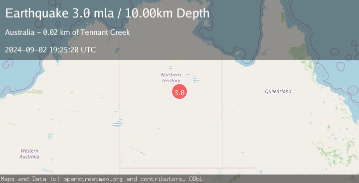 Map of NORTHERN TERRITORY, AUSTRALIA