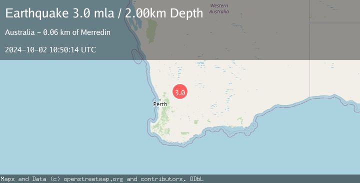 Map of WESTERN AUSTRALIA