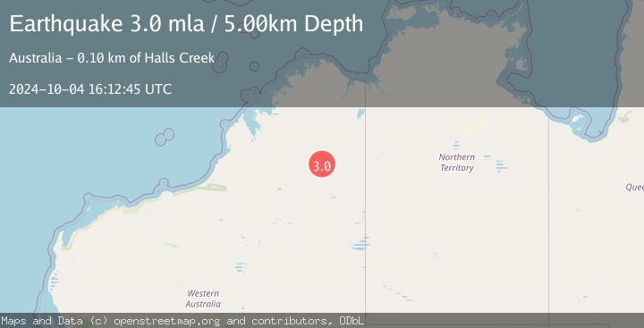 Map of WESTERN AUSTRALIA