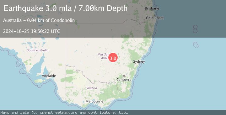Map of NEW SOUTH WALES, AUSTRALIA