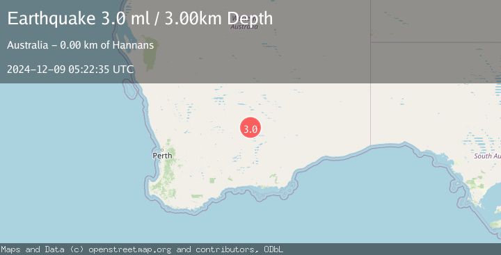 Map of WESTERN AUSTRALIA
