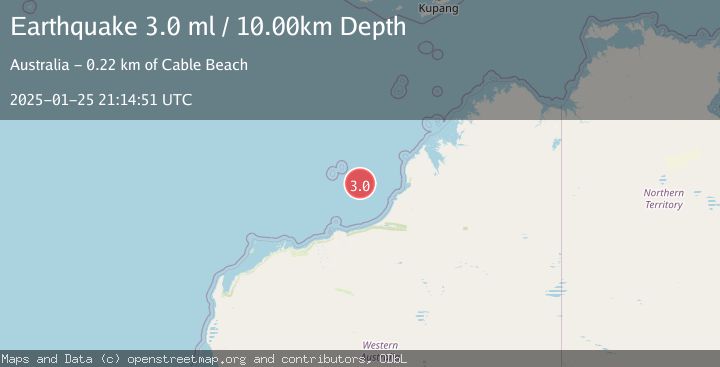 Map of WESTERN AUSTRALIA