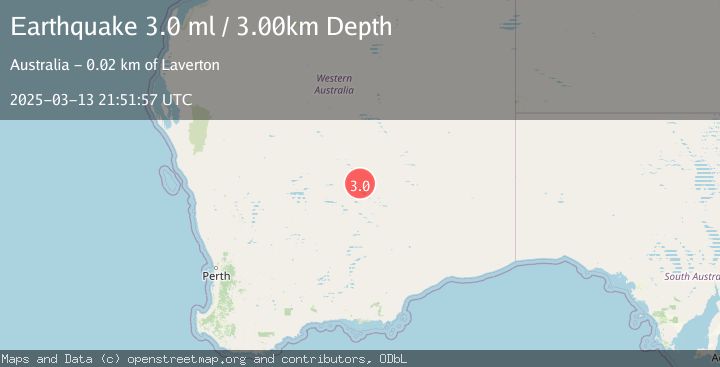 Map of WESTERN AUSTRALIA