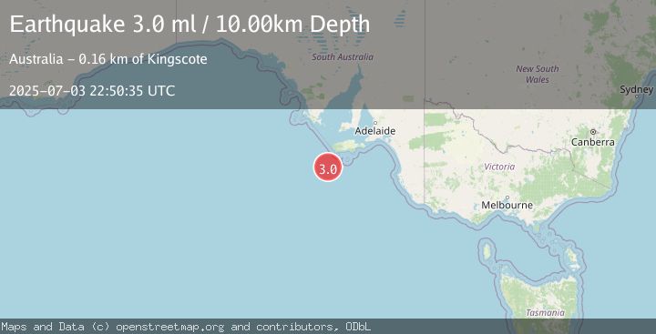 Map of NEAR COAST OF SOUTH AUSTRALIA