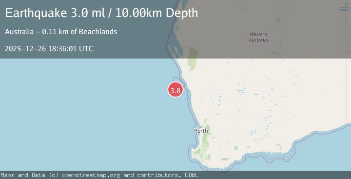 Map of WESTERN AUSTRALIA