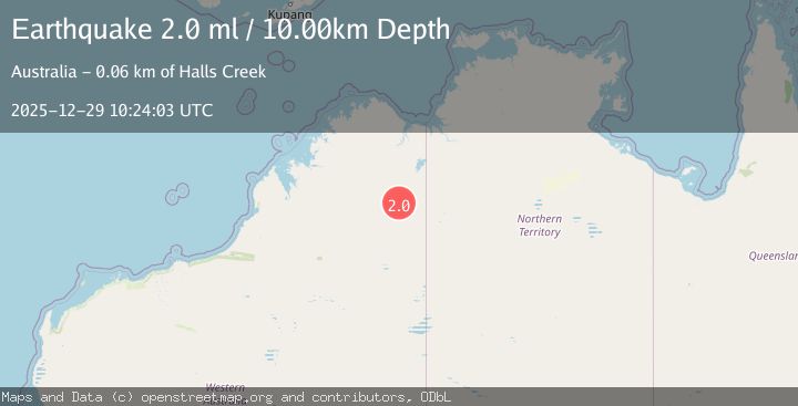Map of WESTERN AUSTRALIA