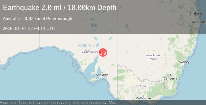 Map of NEAR COAST OF SOUTH AUSTRALIA