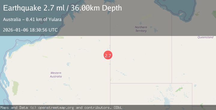 Map of WESTERN AUSTRALIA