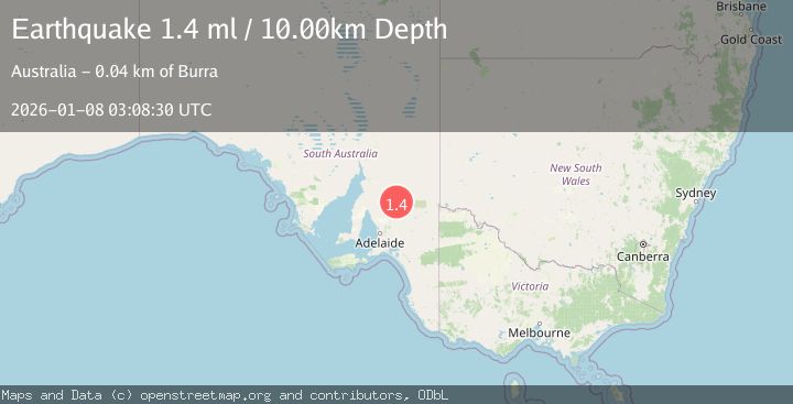 Map of NEAR COAST OF SOUTH AUSTRALIA