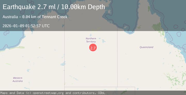 Map of NORTHERN TERRITORY, AUSTRALIA