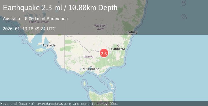 Map of VICTORIA, AUSTRALIA