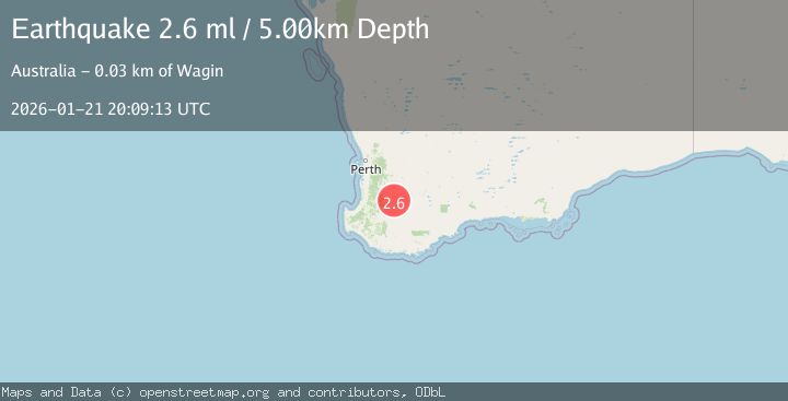 Map of WESTERN AUSTRALIA