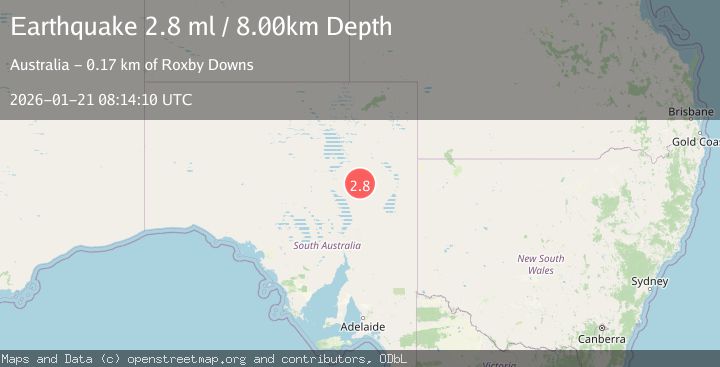 Map of SOUTH AUSTRALIA