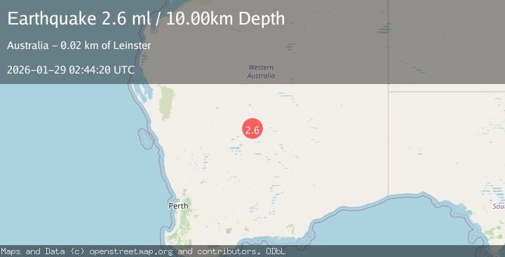 Map of WESTERN AUSTRALIA
