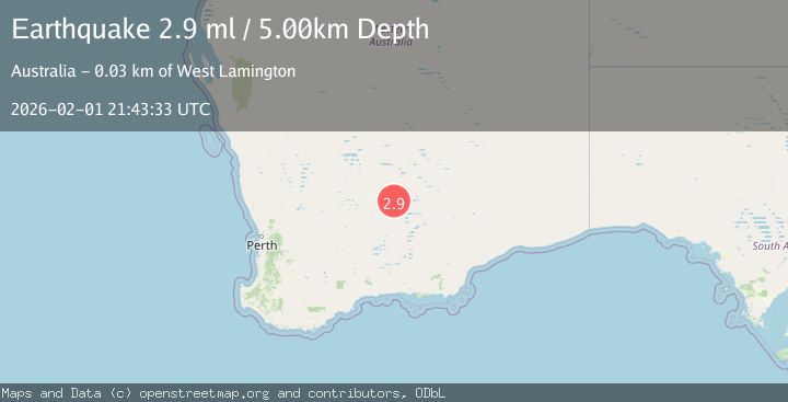 Map of WESTERN AUSTRALIA