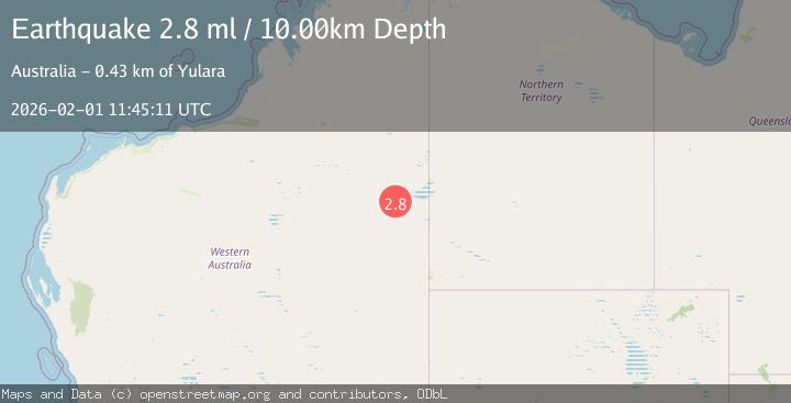 Map of WESTERN AUSTRALIA