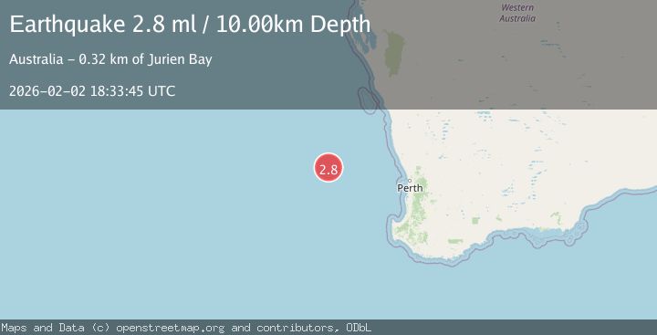 Map of WEST OF AUSTRALIA