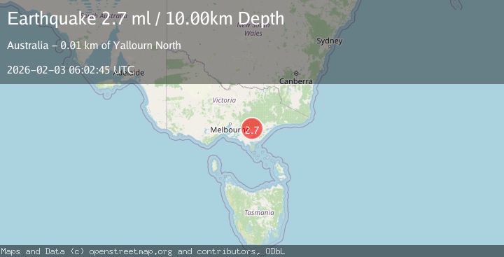Map of NEAR S.E. COAST OF AUSTRALIA