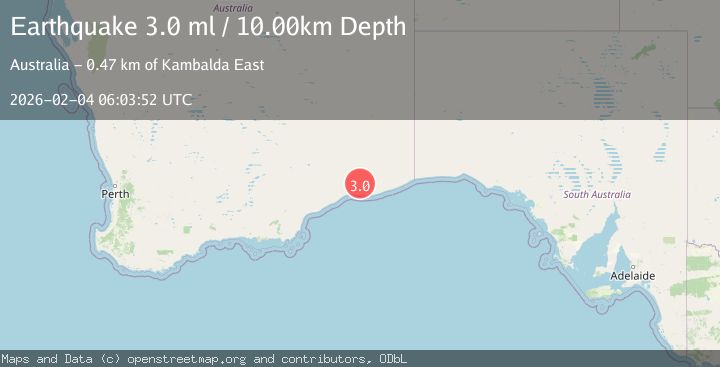 Map of WESTERN AUSTRALIA