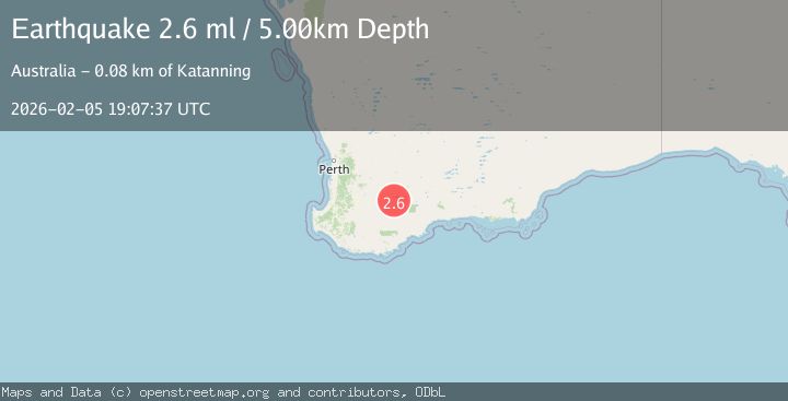 Map of WESTERN AUSTRALIA