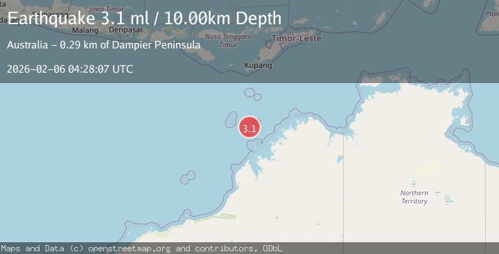 Map of NORTHWEST OF AUSTRALIA