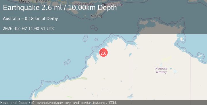 Map of WESTERN AUSTRALIA