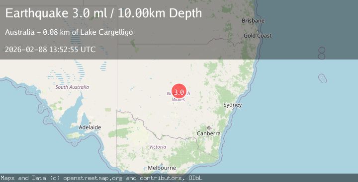 Map of NEW SOUTH WALES, AUSTRALIA
