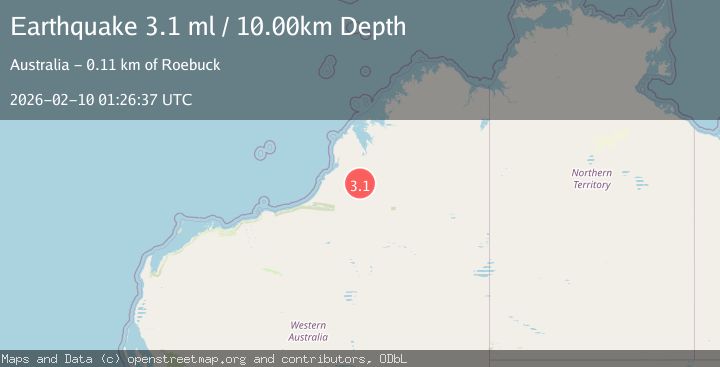 Map of WESTERN AUSTRALIA