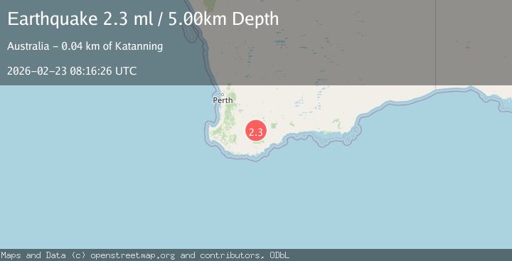 Map of WESTERN AUSTRALIA